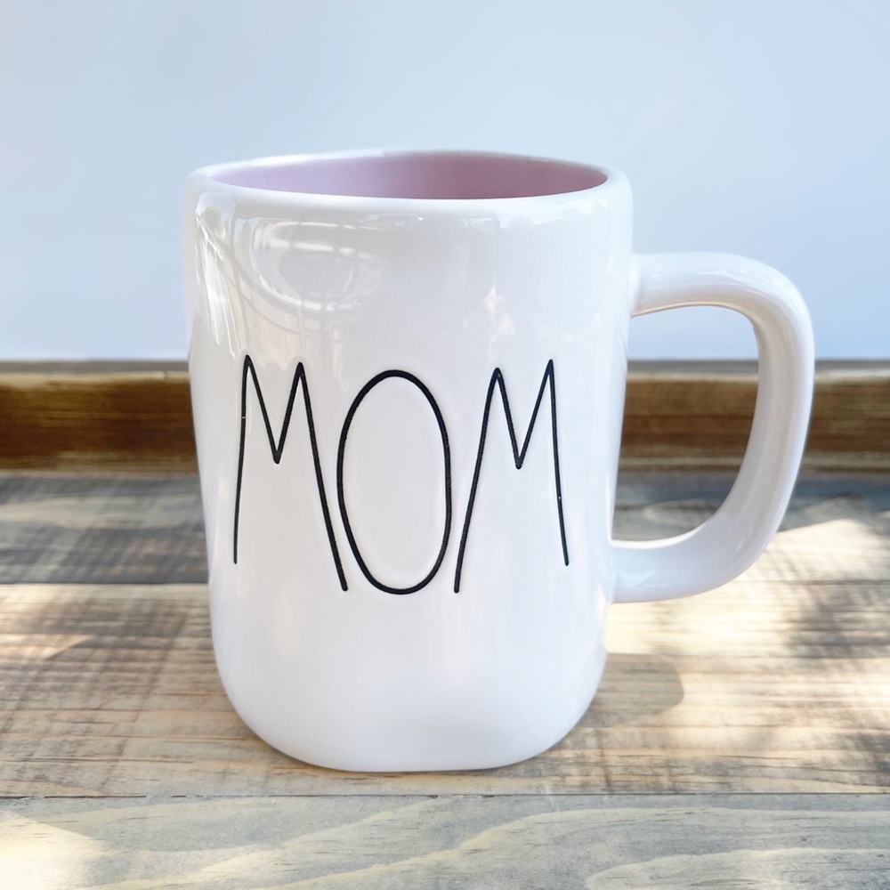 Rae Dunn Mom Pink Mug